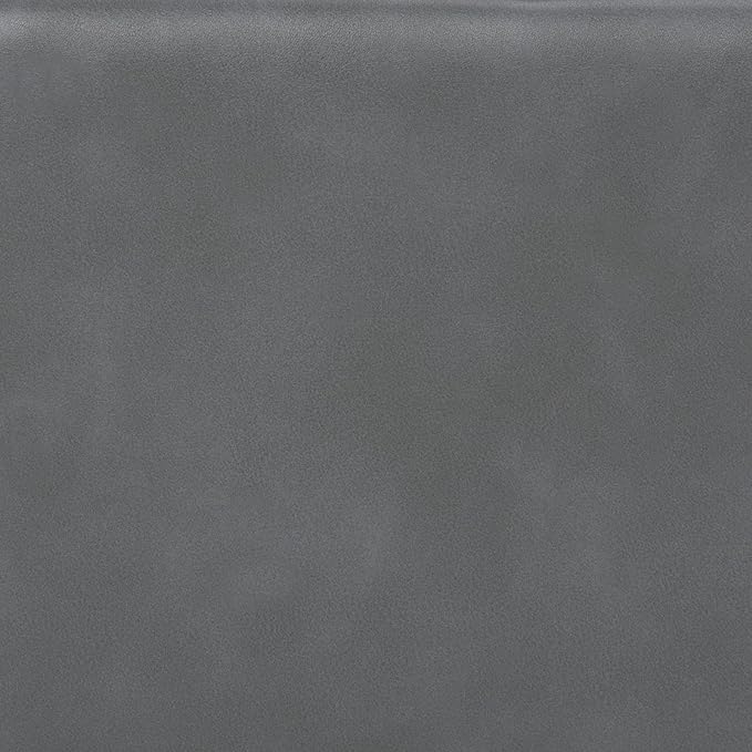 SIMPLIHOME Dover 36 inch Wide Contemporary Rectangle Storage Ottoman Bench in Stone Grey Vegan Faux Leather, Assembled, for the Living Room, Entryway and Family Room
