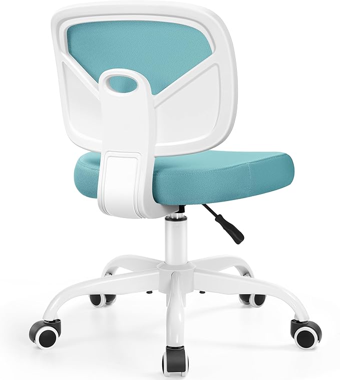 Primy Kids Desk Chair, Pink Study Chair for Boys Girls with Height Adjustable, Swivel Mesh Task Student Chairs for 4-12, Growing Teen Office Chair for Home/School/Office (Teal)