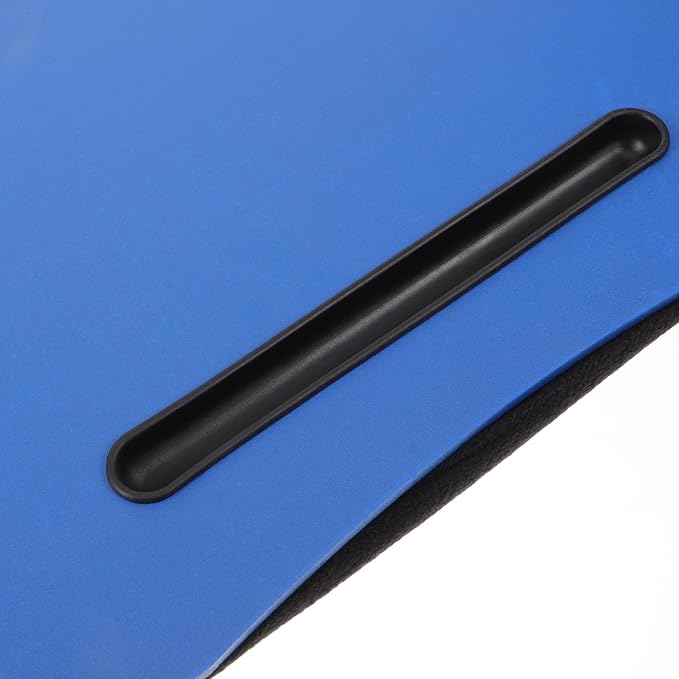 Portable Lap Desk with Cushion Pillow, Blue Laptop Table for Bed and Dormitory, Adjustable Tablet Holder and Computer Tray for Comfortable Writing and Work
