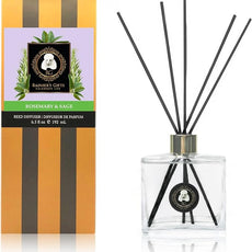 Rainier’s Gifts Reed Diffuser Set (Rosemary & Sage) - Scented Oil Diffuser Sticks - Home Fragrance Aromatherapy Air Freshener 6.5 fl oz