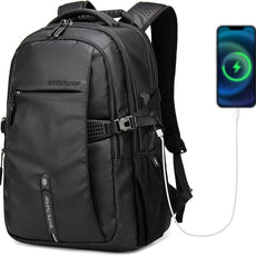 ARCTIC HUNTER AH Business Laptop Backpack for Men Work Commuting, 30L Large Travel Carry On Backpack Flight Approved for Airplane, Professional Adult College Backpacks Casual Daypack, Black