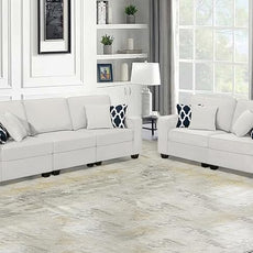 Legend Vansen Modular Sectional Sofa L Shaped Couch with Ottoman Modern Reversible Corner Sectional Couch for Living Room