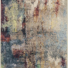 Lahome Modern Abstract Bathroom Runner Rug, 2x4.3 Red Entryway Carpet Runner Rugs with Rubber Backing, Soft Washable Non Slip Laundry Room Rugs and Mats for Bedroom Door Foyer Kitchen Hallway