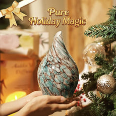 Porseme 150ml Glass Essential Oil Diffuser Aromatherapy Ultrasonic Cool Mist Humidifier 6 Running Hours Waterless Auto-Off Air Diffusers for Sleeping,Yoga,Office Working Spa and Rest (Light Blue)