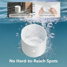 3L Mist-Free Evaporative Humidifier for Bedroom, Top Fill Humidifier Work with Tap Water, Touch Control,USB Powered, Sleep Mode, Night Light,1–8H Timer, Easy-Clean Design for Home Office