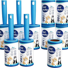 Extra Sticky Lint Roller, Mega Value Set 1000 Sheets for Pet Hair Removal, Dog and Cat Lint Remover for Clothes, Furniture, Carpet