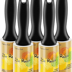 Extra Sticky Lint Rollers for Pet Hair Small Pet Hair Rollers Dog Cat Fuzz Clean Removal Rolls Easy Tear Sticky Lint Roller Removers for Clothes Couch Furniture, 450 Sheets Total, 5 Packs