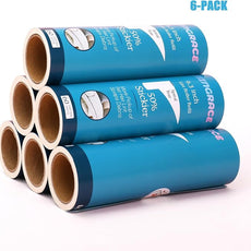 6.3 inch Large Lint Roller Refills Compatible with All Standard 6.3'' Wide Lint Rollers for Pet Hair, 50% Stickier, 60 Sheets per Refill, Pack of 6 Refills, 360 Sheets Total