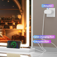 Hasipu Vanity Mirror with Lights, 55.1