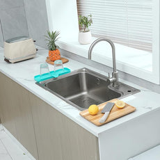 Silicone Bathroom Soap Dishes with Drain Spout-Bathroom and Kitchen Sink Organizer,Sponge Holder,Dish Soap Tray,Perfect for Dispenser,Scrubber,Bottle,Cup on Sink or Counter-Mint 12