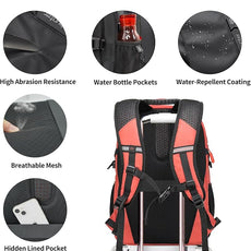 ARCTIC HUNTER AH Orange (Yellow) 15.6 In Laptop Travel Backpack for Couple Women Men, 30L Anti-Theft Compact Carry on Travel Flight Approved for Work, Commuting, and Weekend Casual Daypack