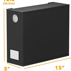 SpaceAid 9 Pack Bed Sheet Organizers and Storage, Foldable Sheet Organizer with Window for Linen Closet, Set Folder Keeper for Queen & King Size Bedding Storage (Black)