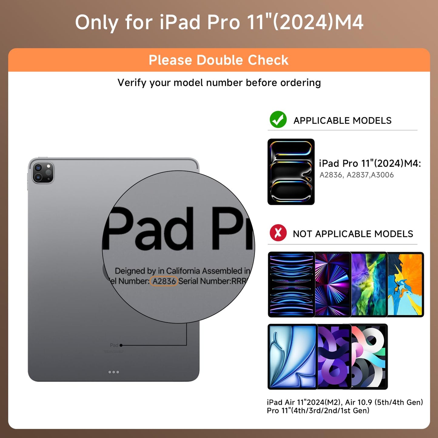 Transparent Keyboard Case for iPad 11” (10th & 11th Gen) – 360° Rotating, Backlit, Trackpad