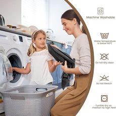 SEMAXE Grey Bath Towel, 100% Cotton Towel with Hanging Loop, Hotel & Spa Quality Soft Absorbent Towel for Bathroom, Gift Box Packaging, 1 Pc Bath Towel, 55