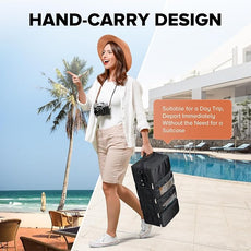 Suitcase Organizer, Travel Luggage Organizer Hanging Shelves Packing Cube Closet/Collapsible Portable Travel Organizer for Carry-on