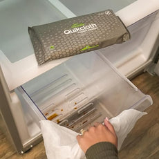Quikcloth® Tough Messes – Plant-Based, Gentle, Plastic-Free Cleaning Wipes for Home & Kitchen - Safe on Hands and Surfaces