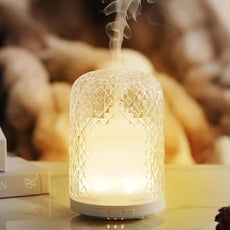 Essential Oil Diffuser – 2.4MHz Ultrasonic Aromatherapy Diffuser, Health Night Light, Timer & Auto Shut-Off, BPA-Free, 120ml Glass Oil Diffuser for Home, Office, Spa, Yoga