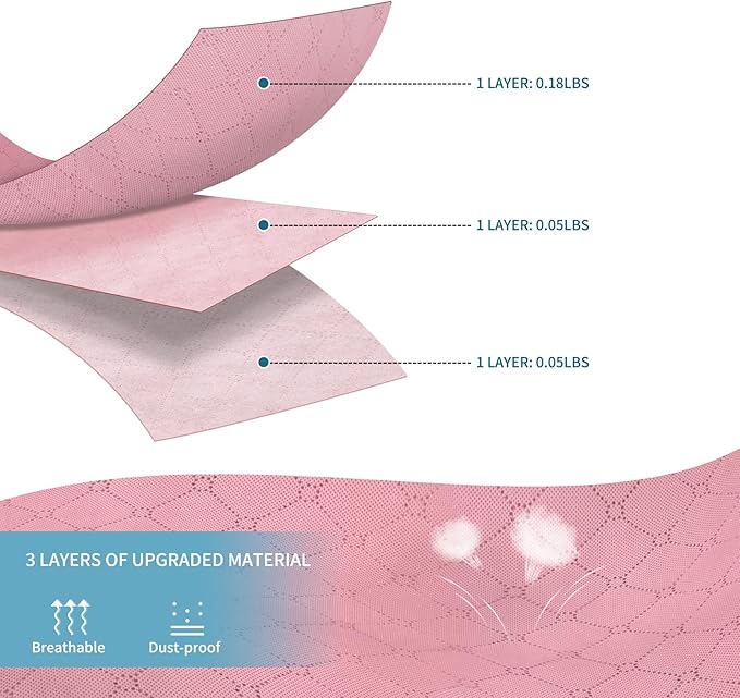 90 L Large Storage Bags, 8 Pack Clothes Storage Bins Foldable Closet Organizer Storage Containers with Durable Handle Storage and Organization, Blanket, Comforters, Bed Sheets, Pillows and Toys (Pink)