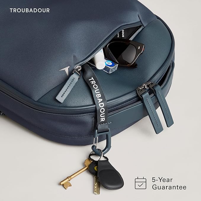 Troubadour Apex 4.0-22L Premium Laptop Backpack - Ergonomic & Water Resistant - Designed for Work and Travel - Basalt
