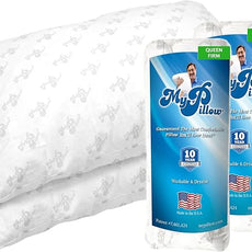 MyPillow Bedding Bed Pillows for Sleeping Queen Size, Set of 2,for Back, Stomach or Side Sleepers - My Pillow Classic [Queen, Firm]