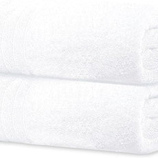 Tens Towels Pack of 2 Extra Large Bath Sheets 35 x 70 Inches, 100% Cotton, Larger & Lighter Weight, Quicker to Dry, Super Soft & Absorbent, Oversized Bath Towels, White