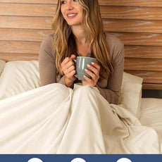 Extra Deep Pocket Cal King Sheets - 4 Piece Breathable & Cooling Bed Sheets - Hotel Luxury Bed Sheet Set - Soft, Wrinkle Free & Comfy - Easily Fits Extra Deep Mattresses - Deep Pocket Off White Sheets