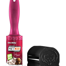 Lint Rollers for Pet Hair Extra Sticky, Special Cover Design Black Dog, Pet Hair Remover, 100 Sheets