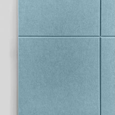 Felt Wall Tiles | Large Cork Board Alternative | Aesthetic Felt Bulletin Board for Office, Home & Classroom | Large Cork Boards for Walls Pinboard (12-Pack) | Baby Blue