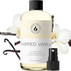 Aroma Country Whipped Vanilla Diffuser Oil - Luxury Essential Oils for Diffuser Refill & Air Freshener Room Spray - Long-Lasting & Natural Home Fragrance, Vanilla Oil for Diffusers (8.5 Fl. oz)