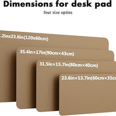 YSAGi Double-Sided Desk Pad, 31.5