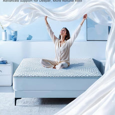 King Size Mattress Topper,Dual Layer Gel Memory Foam & Pillow Top Mattress Topper King for Pressure Relief and Medium Firm Support,CertiPur-US Certified