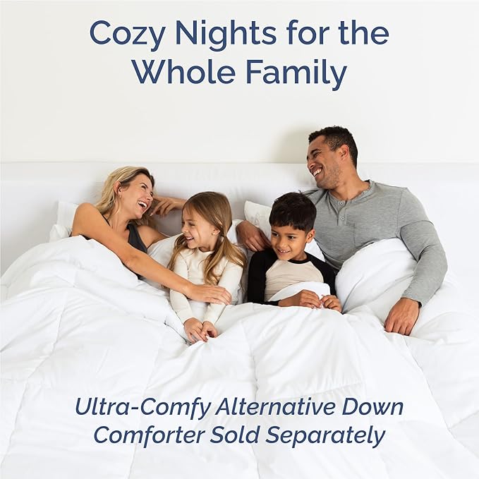 Twin XL 4 Piece Sheet Set - Comfy Breathable & Cooling - Soft Hotel Luxury Bedding Set with 8-16 Inch Deep Pockets - 1 Flat & 1 Fitted Sheet & 2 Pillowcases - Wrinkle Free & Easy Care - Blue Stripes 2