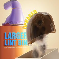 POPCHOSE Fabric Shaver, Lint Remover for Clothes, Lint Shaver with 6-Leaf Blades, 2 Speed Sweater Shavers to Remove Pilling for Clothing, Couch, Furniture, Fuzz, USB Rechargeble, Purple