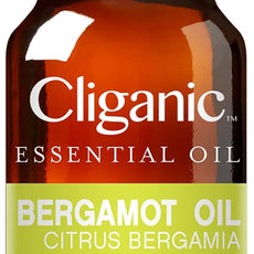 Cliganic Organic Bergamot Essential Oil, 100% Pure Natural for Aromatherapy | Non-GMO Verified (Packaging May Vary)