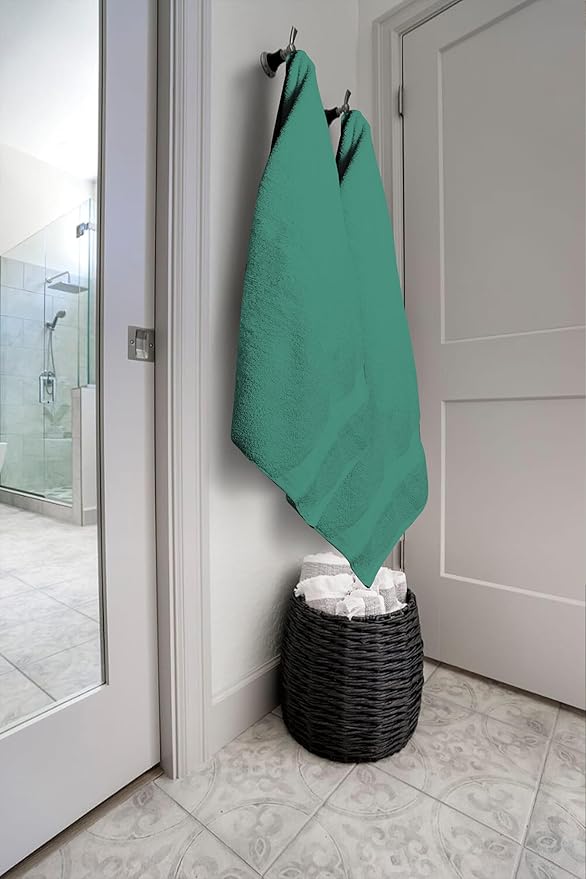 Softolle 100% Cotton Luxury Bath Sheets - Pack of 2 (35" x 70") | Super Soft, Quick-Dry & Highly Absorbent Towels for Bathroom, Home, Spa & Gym (Dusty-Green)