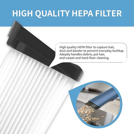 4 Pack Replacement Fabric Filter Compatible with Shark Cordless Handheld Vacuum WV410PR WV410CO WV401BL WV401PK WV403BR WV410BL WV410GN WV410TL, Compare to Part XFFWV400