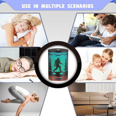 Essential Oils Diffuser,Christmas Aromatherapy Diffuser,Birthday Gifts for Women Mom Grandma,Metal Cool Mist Humidifier with 7 Colors Lights Waterless Auto Off Air Diffusers (Bigfoot)