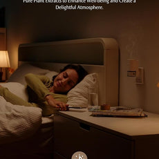 SF101 Waterless Ultrasonic Essential Oil Diffuser–100% Plant-Based,120-Day Natural Air Freshener & Aromatherapy Diffuser for Home,Hotel,Studio–Covers up to 100㎡-Clover Breeze