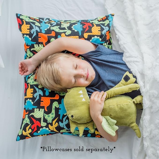 Little Sleepy Head Toddler Pillow -13x18 Soft Hypoallergenic Toddler Pillows for Sleeping, Best Kids Pillow for Better Neck Support, Better Naps in Bed, a Crib, or at Preschool! (2-Pack)