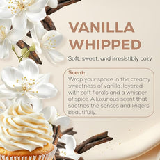 Aroma Country Whipped Vanilla Diffuser Oil - Luxury Essential Oils for Diffuser Refill & Air Freshener Room Spray - Long-Lasting & Natural Home Fragrance, Vanilla Oil for Diffusers (8.5 Fl. oz)