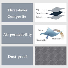 6 Pack Under Bed Storage Containers, 90L Collapsible Closet Organizers and Storage Bins, Underbed Storage Bags for Wrapping Paper, Blanket, Towels, Clothes, Comforter, Sweaters, Linen Sheets