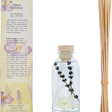 Urban Naturals Lavender Vanilla Reed Diffuser Set | Room Scent Infuser with Real Lavender & Natural Flowers | Soothing Scent Makes a Great Housewarming Gift | Great Idea