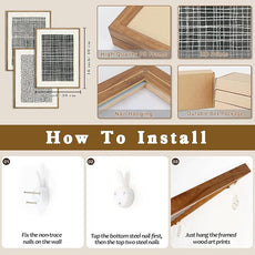 BINCUE Abstract Geometric Line Wall Art Minimalist Artwork Modern Neutral Wall Decor for Living Room Bedroom Office Bathroom 12