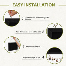 Double-Sided Black Cork Board with Linen, 24