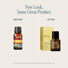 Cliganic USDA Organic Lemon Essential Oil, 100% Pure & Natural | Undiluted, for Aromatherapy, Household Cleaning | Non-GMO Verified (Packaging May Vary)