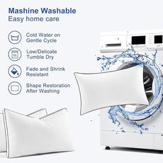 Premium Pillows King Size Set of 4, Fluffy and Supportive 7D Down Alternative Bed Pillows, Luxury Soft Hotel Quality Gusseted Pillow for Side Back Stomach Sleepers, Relief Neck Head and Shoulder Pain