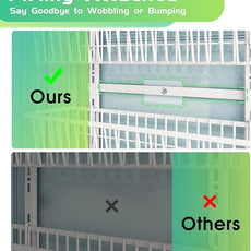 White 9-Tier Over The Door Pantry Organizer, Pantry Organization and Storage, Deep Baskets Hanging Heavy-Duty Metal, Wall Spice Rack Seasoning Shelves for Home & Kitchen, Laundry Room Bathroom