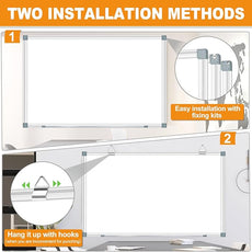 Large Magnetic Dry Erase Whiteboard, 60