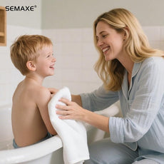 SEMAXE 6-Pack White Hand Towels - Premium 27