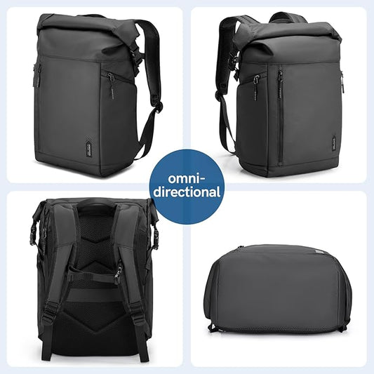 Kingsons Travel Laptop Backpack，Anti Theft Business Backpack for Men Womens Lightweight Waterproof Backpacks Computer Bag Fits 15.6 Inch Laptop and Notebook